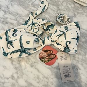 Agua Bendita × Target Women's bikini top Seahorse Print